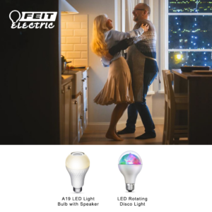 couple slow dancing at home